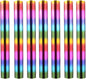 7PCS Rainbow Toner Reactive Foil,Use with Laminator Laser Printer,Paper Holographic Heat Transfer Crafts Roll for Scrapbooking Crafting Cardstock Hot Stamping DIY