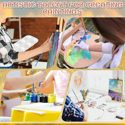 Zhanmai 12 Pack Pre Drawn Canvas for Painting Sip and Paint Kit 8" x 10" Paint Party Set Canvas Painting Pre Printed Canvases for Party Favor DIY Virtual Adult's Date Night(Natural Scenery)