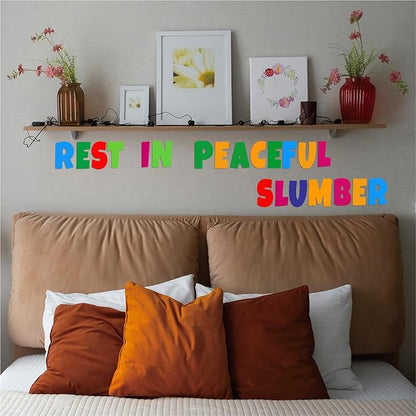 Bemeol 360 Pcs 30 Sheets Bulletin Board Letters 2.5 Inches Alphabet Stickers Self Adhesive Stick on Letters for Poster Board Classroom School Home Decor(Colorful)