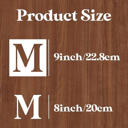 9inch Alphabet Stencils for Painting Reusable Letter Stencils Large Letters Drawing Templates for Art Crafts Holiday Decor