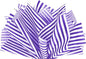 Flexicore Packaging Puple Pin Stripe Print Gift Wrap Tissue Paper Size: 15 Inch X 20 Inch | Count: 100 Sheets | Color: Purple Pin Stripe