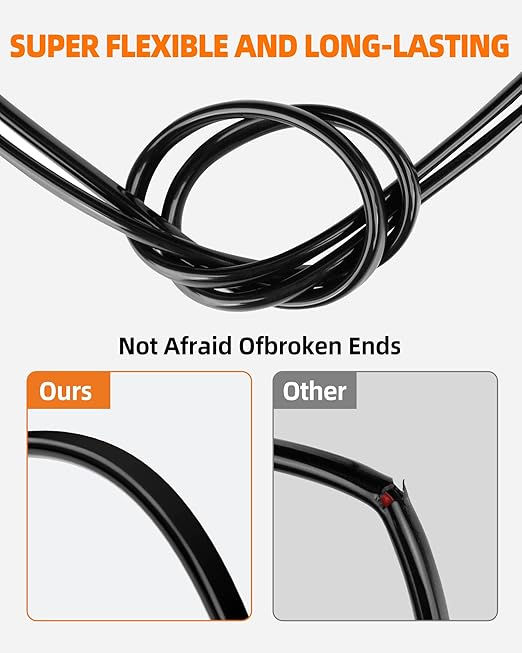 14 Gauge Wire, 14 AWG 2 Conductor Electrical Wire, Flexible/Oxygen-Free Tinned Copper/Stranded PVC 14/2 Cord for Automotive, Marine, LED Strips, Solar, RV, Lighting (100FT)