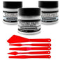 Ranger Texture Paste Set – Includes Opaque, Transparent Gloss, and Transparent Matte Texture Pastes with 5 Pixiss Spreader Tools for Crafting, Mixed Media, and Scrapbooking