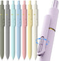 8Pcs Gel Pens - 0.5mm Black Ink Pens Fine Point Smooth Writing, Quick Drying Retractable Pen for Journaling, Cute School & Office Supplies