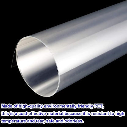 30 PCS Clear Blank Stencil Sheets 12 x 24 Inches, 6 mil Blank Mylar Templates, Large Blank Stencil Material for Making Your Own Stencils