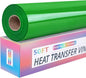 RENLITONG Apple Green Iron on Vinyl 12Inch by 50ft Roll HTV Heat Transfer Vinyl for T-Shirt HTV Rolls for All Cutter Machine - Easy to Cut & Weed for Heat Transfer Design