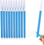 10 PCS Blue Washable Fabric Markers for Sewing,Erasable Fabric Marking Sewing Pens for Quilting Embroidery Dressmaking (10)