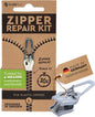 ZlideOn Zipper Pull Replacement - Silver, Normal (L) - Instant Zipper Replacement Slider for Plastic Zippers