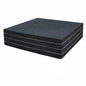 Rubber Adhesive Pads, 4 Pcs Closed Cell Foam Sheet Neoprene High Density Foam Anti Vibration Pads for Furniture Cars Speakers Black (6" x 6" x 1/4", 4 Pcs)