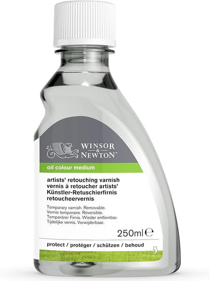 Winsor & Newton Professional Artists' Retouching Varnish, 250ml (8.4oz) Bottle
