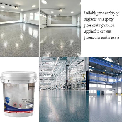Louis Forest Epoxy Floor Paint, High-Gloss Marble Effect Epoxy Floor Coating (Pink,1pcs)