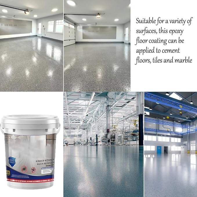 Louis Forest Epoxy Floor Paint, High-Gloss Marble Effect Epoxy Floor Coating (Colorful,1pcs)