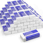 72 Pack White Eraser for Pencil, Bulk Art Erasers for Drawing Sketching, Pencil Erasers Rubber for Kids Prize, School Classroom Students, Office Supplies