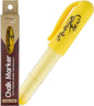 Madam Sew Fabric Chalk Markers for Sewing & Quilting | Refillable Tailors Chalk for Fabric Marking with Dosing Wheel | Ideal for Marking on Cotton, Knit, Suede (Yellow)