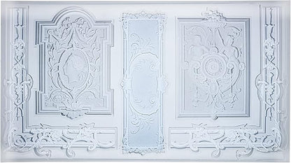 Art Mold for Polyclay Air Dry Clay Plaster, Frame and Plaque