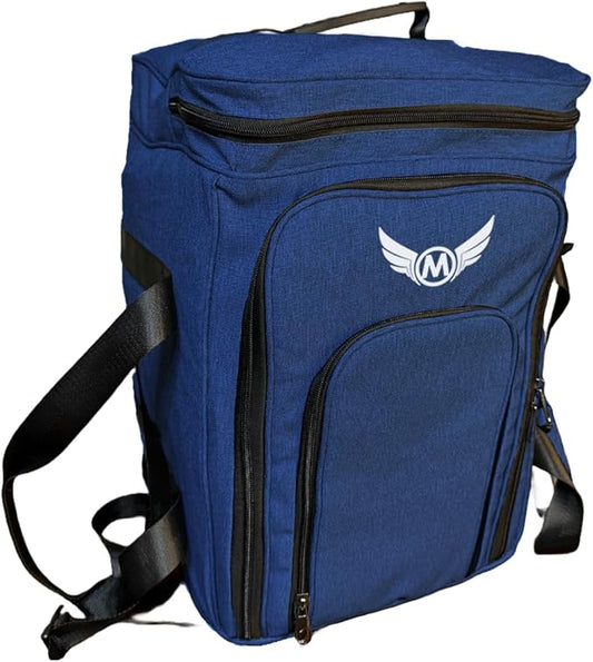 Ultimate Board Game Travel Bag – Durable Storage Case for Up to 10 Games, Water-Resistant, Adjustable Strap & Handles – Perfect for Game Nights, Conventions & Tournaments (Parent) (Blue)