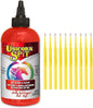 Unicorn SPiT Gel Stain and Glaze in One - Molly Red Pepper 8 oz. Bottle Detail Sticks