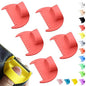 2mm-6mm Seam Guide for Hand Sewing Edge Lockranding Tool 5 PCS Set for Leather/Fabric/Craft Sew, Red