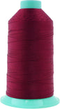 Mandala Crafts Bonded Nylon Thread Wine Heavy Duty Sewing Threads - 1250 YDs Size 138 420D T135 Tex 135 Thread for Leather Jeans Weaving Outdoor Marine Upholstery Threads