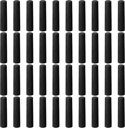 40 Pcs Sidewalk Chalks for Kids Non Toxic Jumbo Chalk for Party Gift Outdoor Art Classroom Play Painting (Black)