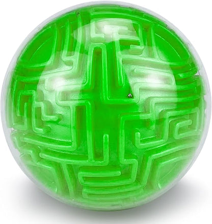 YongnKids Amaze 3D Memory Sequential Maze Ball Puzzle Toy Gifts for Kids Adults - Challenges Game Lover Tiny Balls Brain Teasers Game (Green)