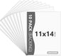 10 Pack Backing Boards Only - 11X14 Uncut White Mats Matboards, Acid Free & White Core Backerboards, Ideal for Photos, Pictures, Prints, Frames, Arts
