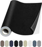 Fabric Repair Patches, 17X79 Inch Linen Repair Tape Self-Adhesive Fabric Patches Durable, DIY Large Linen Tape for Sofa, Couches, Furniture, Chair, Clothing （17X79 Inch, Black）