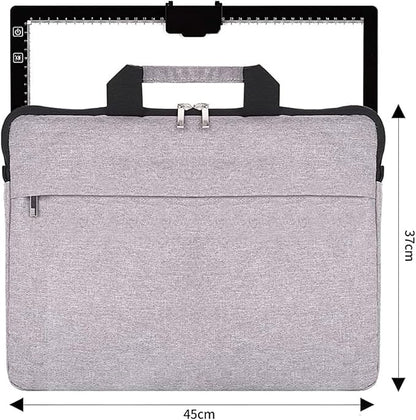 Rechargeable A3 Light Pad for Diamond Painting with Padded Case,Light Board with Stand,3 Colors Stepless Dimmable and 6 Levels of Brightness Light Box for tracing,Drawing,Sketching,Animation