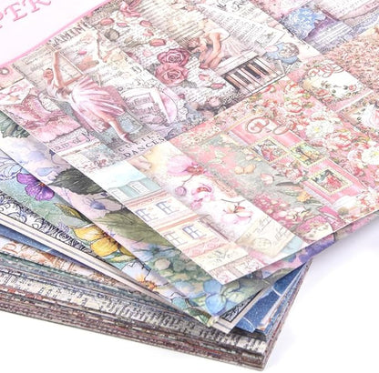 Origami Paper Kit 50 Sheets 70GSM 6 Inch Square Double Sided Color 50 Vivid Japanese Washi Chiyo Colors for Hand Crafts Origami Paper Arts Creativity.Flower Fairy