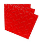EAGLE 1: 12" x 12" 26 Gauge Sheet Metal Squares (3 Pack Per Order, Multiple Colors) Great for Arts, Crafts, DIY Home or Work Projects (12" X 12", Red Diamond Plate)