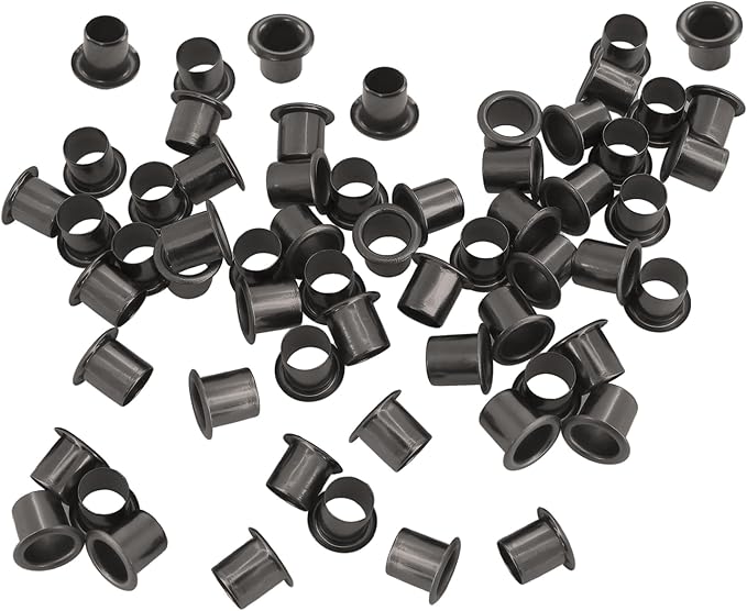Kydex Rivets Eyelets, 8-8 1/4" Multicolored Grommet Eyelets for Tactical Holster Making, Knife Sheath Crafting, Fasteners for Custom DIY Kydex Projects (Set of 50)