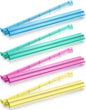 Mahjong Racks with Pushers,4 Colors Acrylic American Majiang Tile Racks,Imports Modern Mahjong Racks with Built-in Pushers- Set of 4