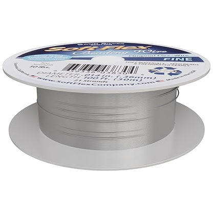 Soft Flex 21 Strand Beading Wire - Fine 0.14 Diameter - 100 Feet Design Wire