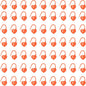 uxcell 400pcs Stitch Markers for Crocheting, Heart Shaped Crochet Marker Needle Clip Counter for Knitting Clothing Tag DIY Craft,Orange