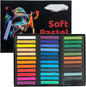 Soft Pastels Set, Square Chalk Pastel Sticks, Assorted Colors for Artists, Students & Beginners, Drawing, Coloring, Sketching, Shading, Blending & Layering (36 Colors)