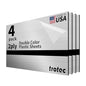 Trotec | Metallic Looking Acrylic Sheet | 12"x24"x1/16, 4 Pcs | Brushed Silver/Black | Metallic Finish - Scratch Resistant for Laser Engraving & Cutting,Printing,Glowforge,Name Plate | USA Made