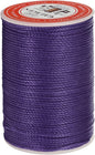 uxcell Round Leather Sewing Waxed Thread, 55m / 60 Yards Wax Polyester String, 0.8mm Waxed Stitching Cord for Leather Crafts, Bookbinding, Bracelets Braided, Dark Purple