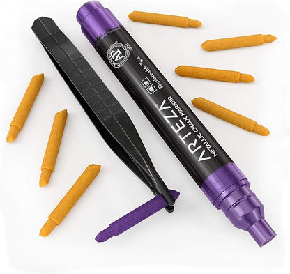ARTEZA Liquid Chalk Markers, Set of 8, Metallic Colors, Erasable
