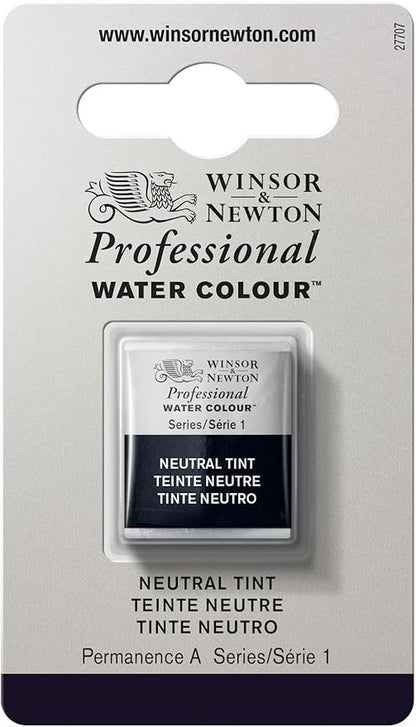 Winsor & Newton Professional Watercolor, Half Pan, Neutral Tint