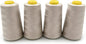 Tortoise 4 Cones of 3000 Yards Each Spool Thread for All Purpose, Serger, Overlock, Quilting, Sewing Machine - 40S/2 Beige 100% Polyester