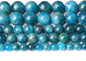 90PCS 4mm AAA Natural Blue Apatite Stone Beads Gemstone Round Loose Spacer Beads for Jewelry Making DIY Bracelet Necklace 15"