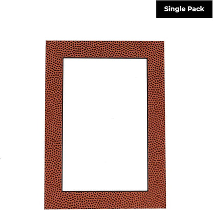 8x10 Mat Bevel Cut for 5x8 Photos - Acid Free Football Texture Precut Matboard - For Pictures, Photos, Framing - 4-ply Thickness