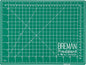 Breman Precision 9x12 Inch Self Healing Cutting Mat - 2-Sided 5-Ply PVC Green/Black Cutting Mats for Crafts, Sewing, Quilting and DIY Projects - Durable and Non-Slip Design with Precise Grid Lines