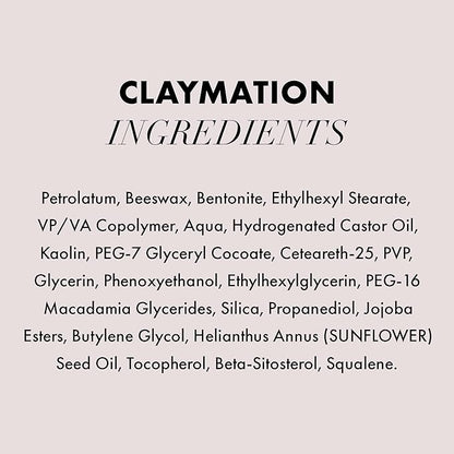 Hanz de Fuko Claymation – Premium Men’s Hair Styling Clay for a Super High Hold, Matte Finish – Clay & Wax Hybrid, Ideal Texture Product for Straight, Wavy and Thick Hair Types – 2 oz, Travel Size