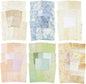 Vintage Floral Scrapbook Paper Set, 150 PCS Textured Craft Paper Kit with Glue Tape for Journaling, Scrapbooking, DIY Crafts, and Art Supplies