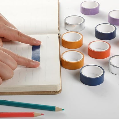 Mr. Pen- Washi Tape Set, 10 Rolls, Autumnal Reverie, Decorative Tape, Washi Tapes, Scrapbook Tape, Scrapbook Washi Tape for Journaling, Craft Tape, Washy Tape, Washy-Tape, Cute Washi Tape Pack