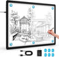 Heanolier A2(25.2" x 18.4") Artist tracing Light Box Copy Table,Large Magnetic Light pad with Physical Buttons & Adapter,3-Color,Dimmerable Bright Light Board for Diamond Painting,Drawing,Sketching