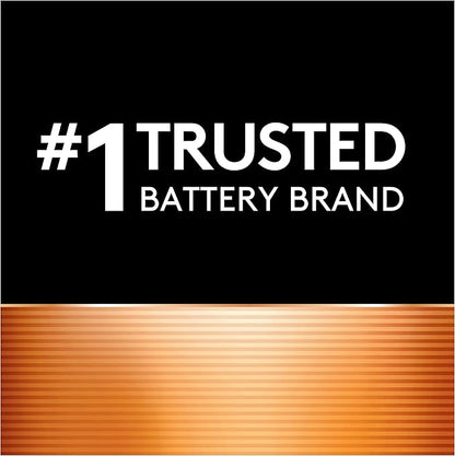 Duracell Coppertop 9V Battery, 6 Count (Pack of 1), 9 Volt Battery with Long-lasting Power, All-Purpose Alkaline 9V Battery for Household and Office Devices
