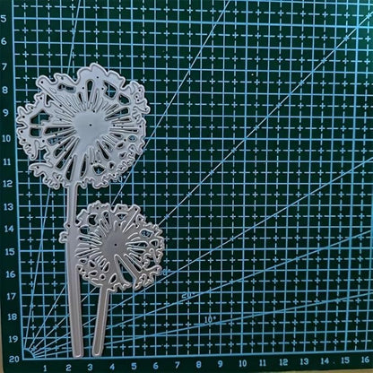 Lapoo Flowers Metal Cutting Die for Scrapbooking - Durable, Cut Stencils for DIY Scrapbook Photo Album Decorative Paper Card, Card Making Supplies, Embossing (Blowball 2.9 x 2.3 in)