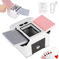 Automatic Card shuffler 1-2 Deck, 2000 mAH USB-C Rechargeable Electronic Card shuffler, Quiet Card shuffler for UNO Poker Blackjack Canasta Skip-Bo Phase 10, One-Press AUTO and Manual